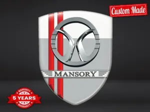 Mansory Logosticker Robust Universal Hochwertig